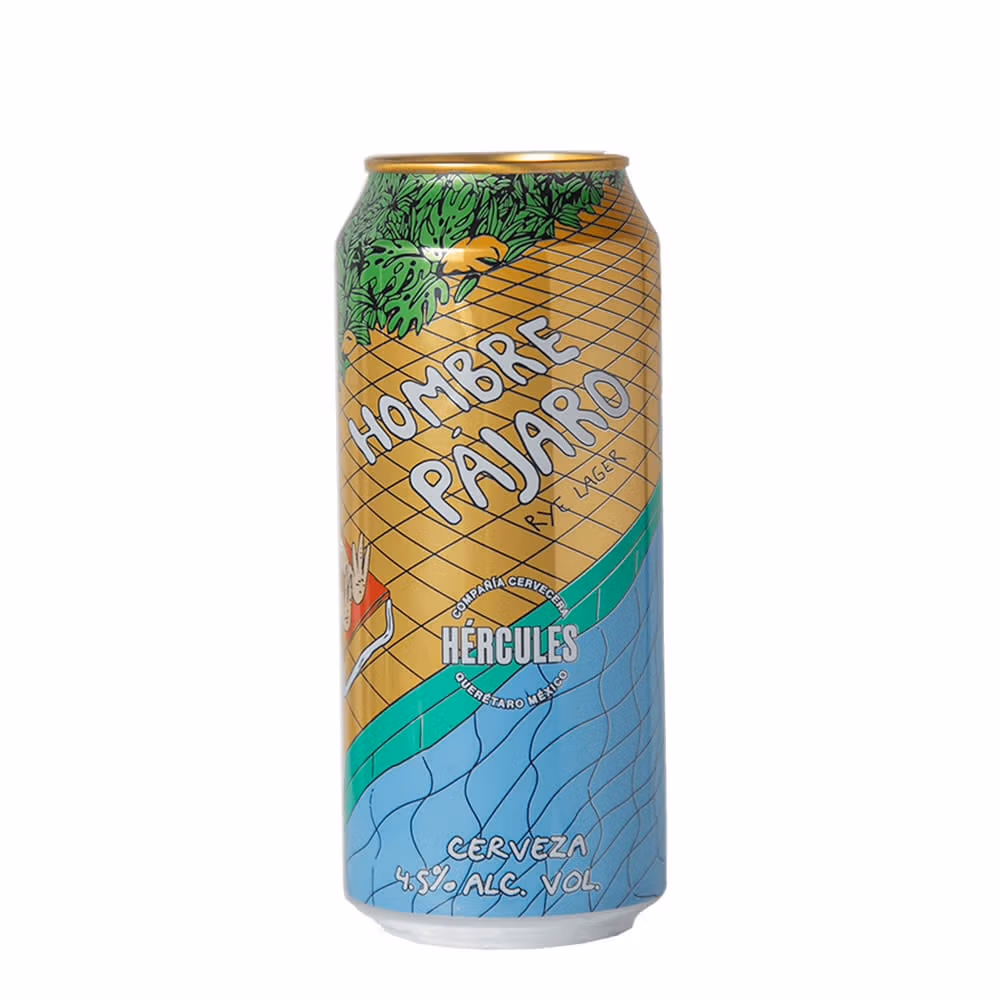 Cerveza Hércules hombre Pájaro