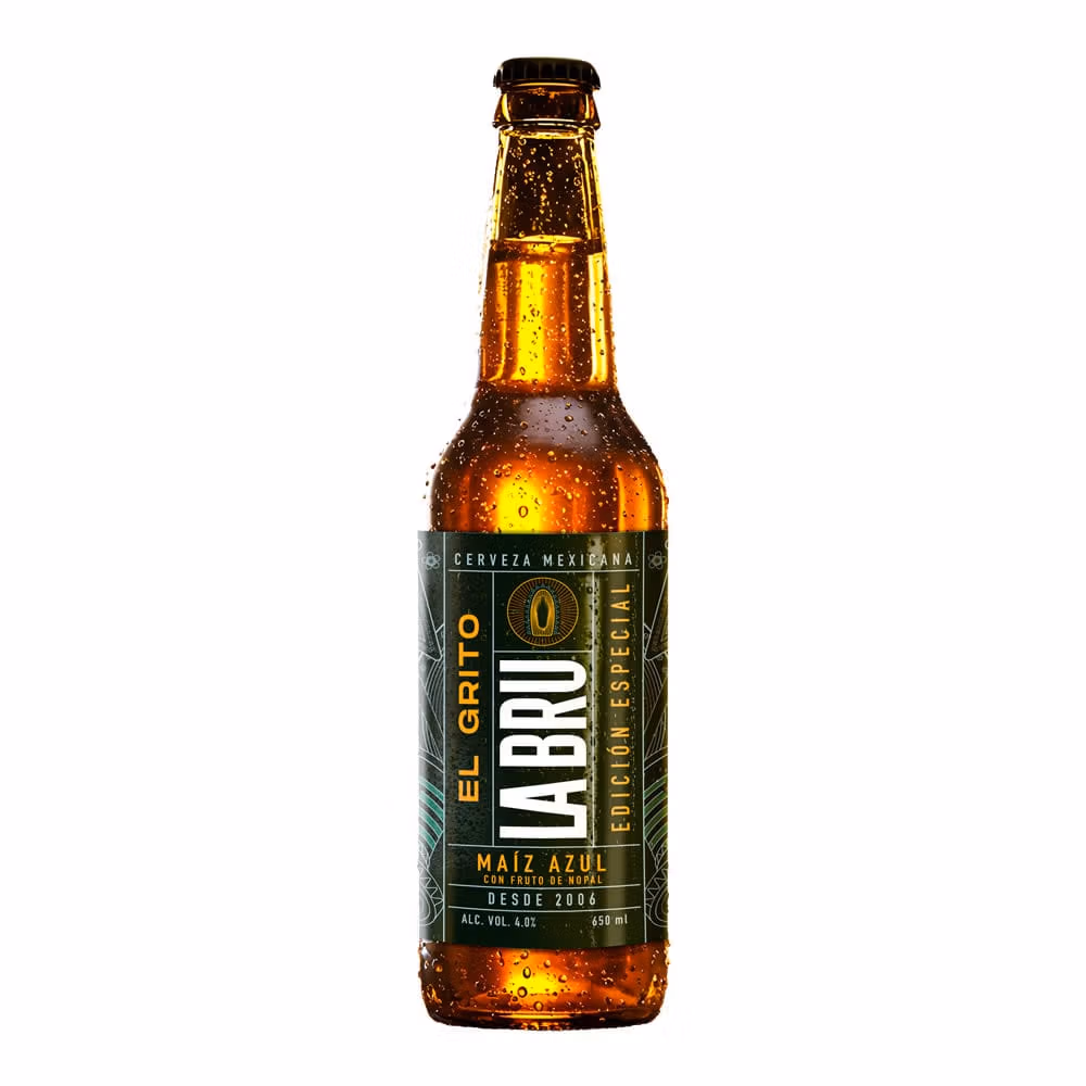 Cerveza La Bru El Grito Maíz Azul