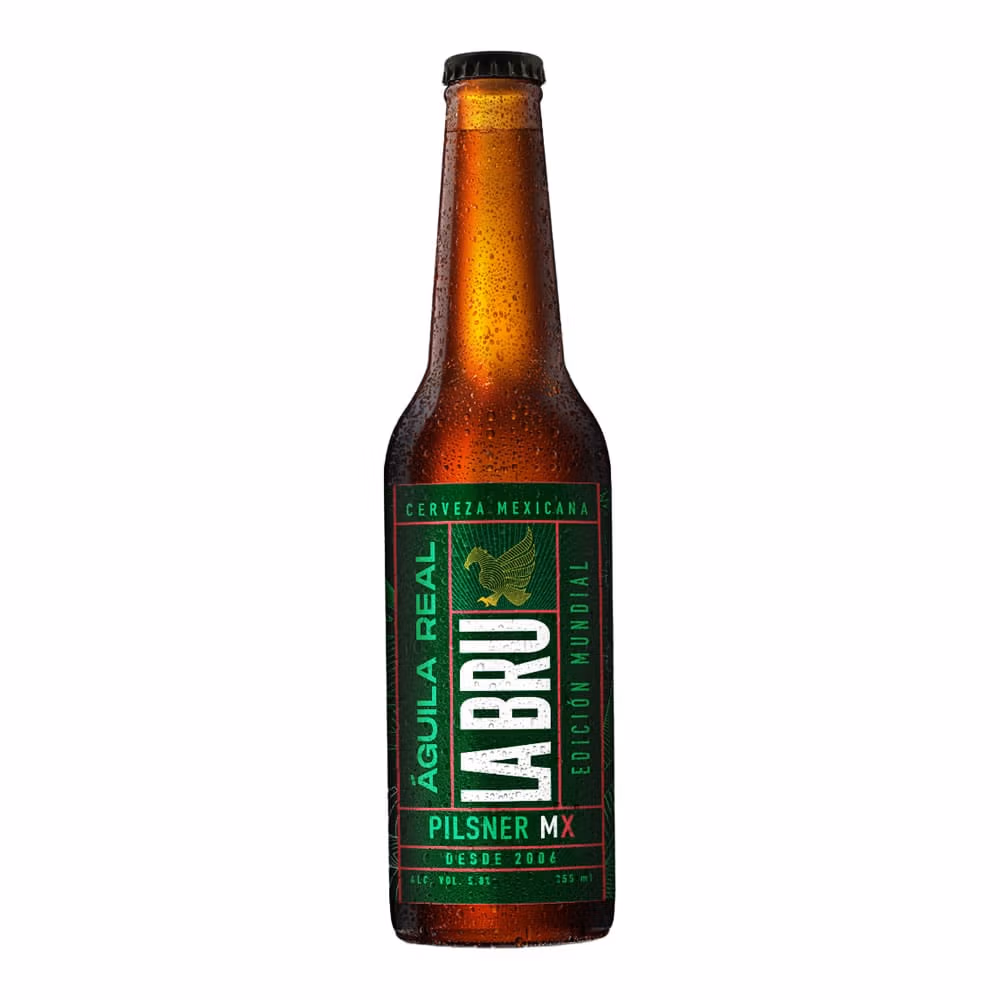 Cerveza La Bru Águila Real