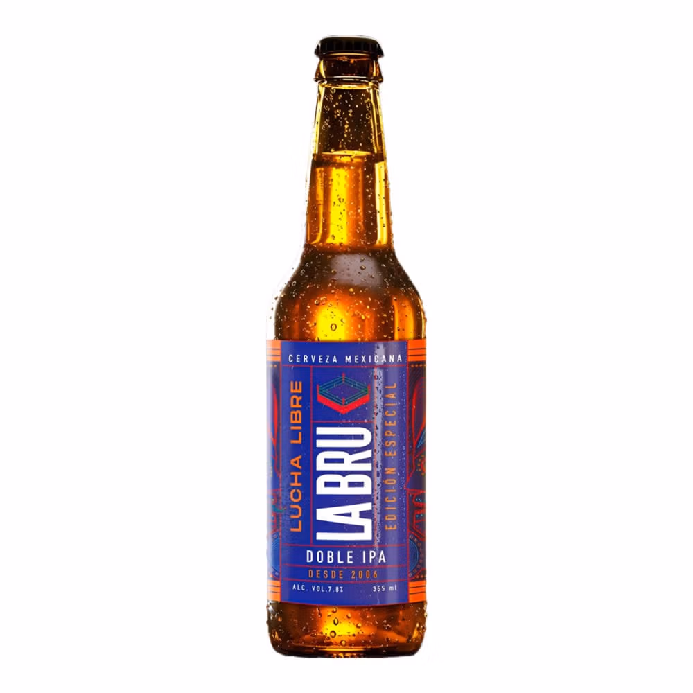 Cerveza La Bru Lucha Libre Doble IPA